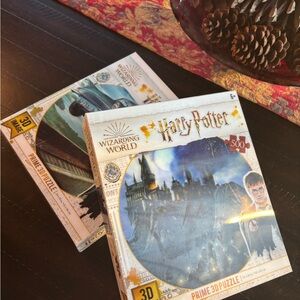 Two Harry Potter 3D Puzzles